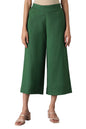 Aurelia Cotton Blend Strechable Culotte For Women | Calf Length Culotte For Women | Cotton Blend Culotte For Women