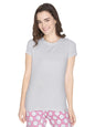 Lyra Women Solid Round Neck Tshirt