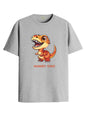 ADRO T Shirts for Boys & Girls || Dinosaur Printed T-Shirt || Ages 3-14 || 100% Cotton Round Neck Tshirt for Boys & Girls||KRN-D