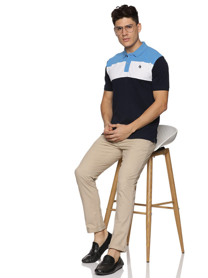 ADRO Premium Polo T-Shirt for Men (PN23-S4-SKWHNB-SK_SkyBlue)