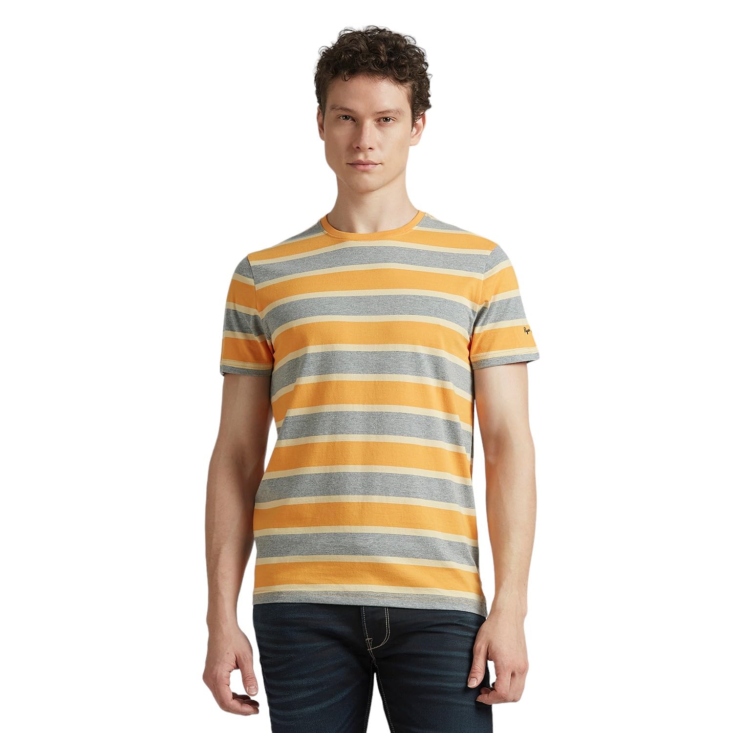 Pepe Jeans Men'S Slim Fit T-Shirt (Pm509814_Orange