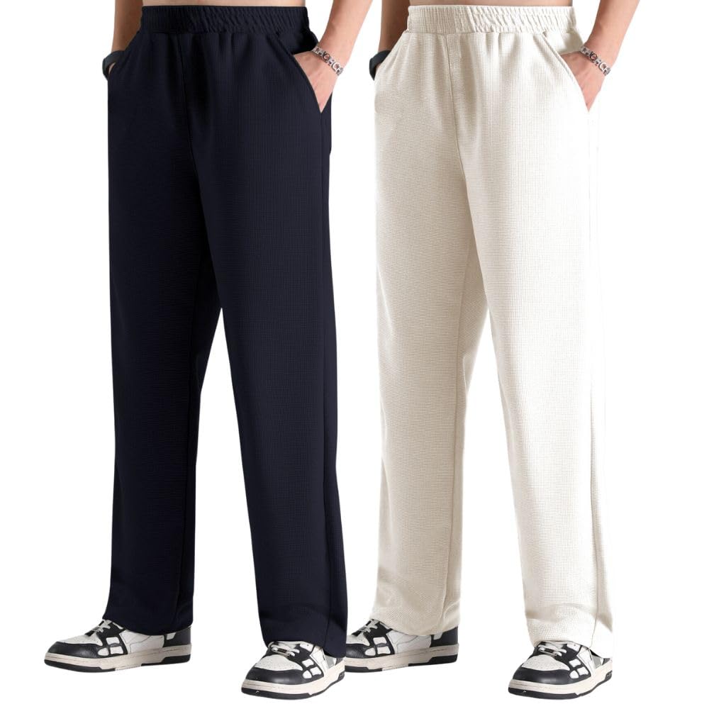 Greciilooks MenS Loose Mid Rise Regular | Sports Stylish Track Pant | Trouser (Available In Plus Size And Combo Pack Of 2)
