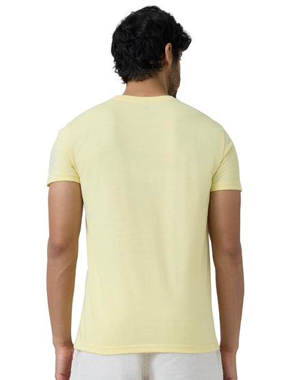 XYXX Mens Round Neck Regular fit Solid Tshirt | Softer Than Cotton | Cotton Rich Tshirt for Men| Anti-Microbial Silver Finish
