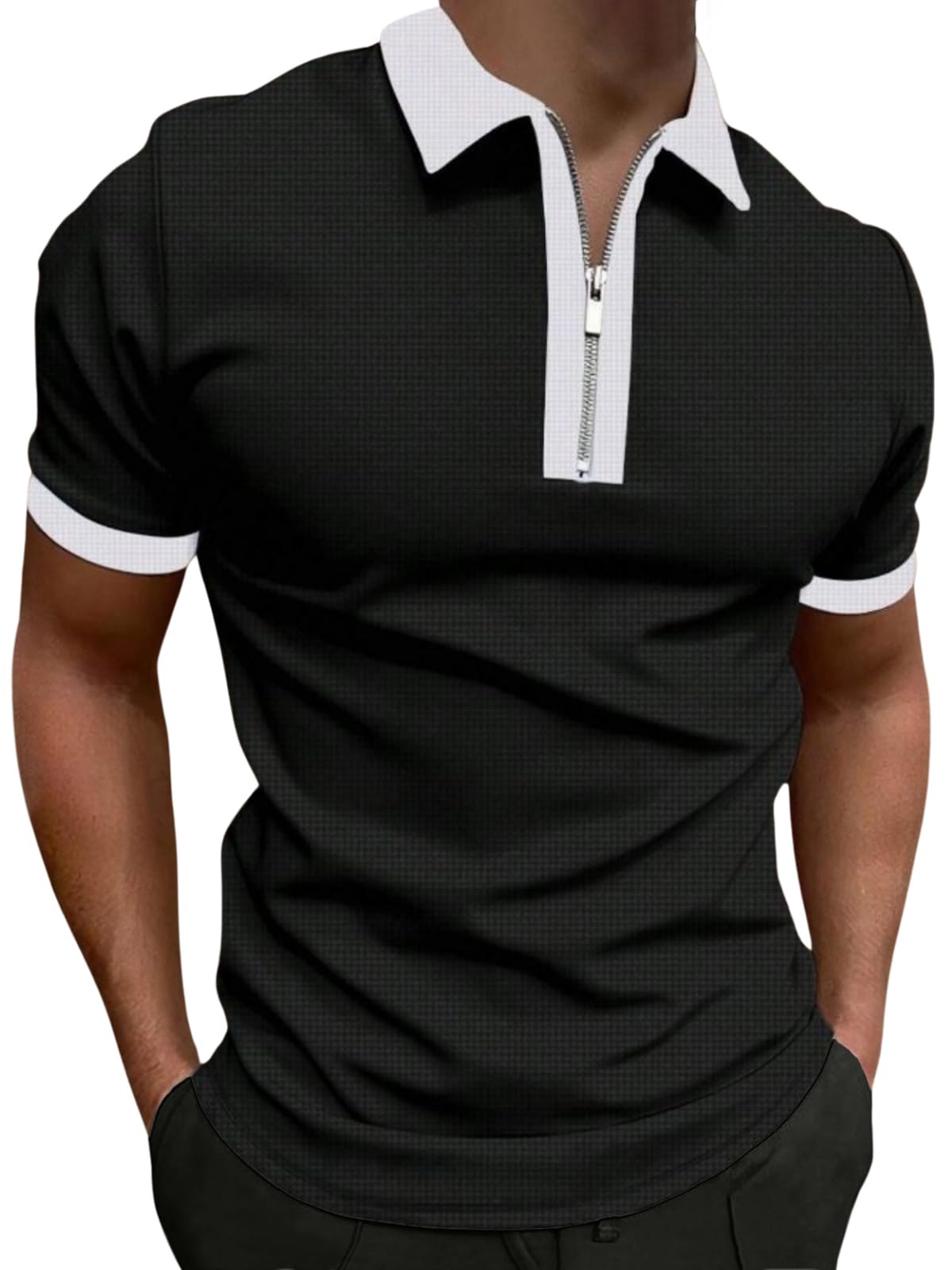 Greciilooks MenS Regular Fit T-Shirt (Gl-Mt-1202_Black
