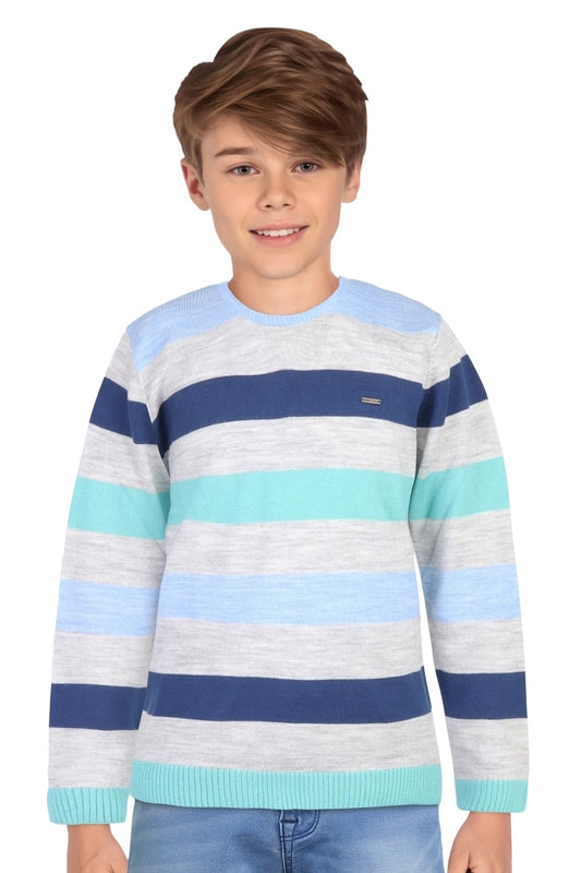 Allen Solly Boys Regular Fit Crew Neck Sweater