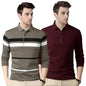 Noble Monk MenS Regular Fit Polo T Shirt |Full Sleeves |Collar Tshirts | Casual T-Shirt For Men