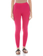 Premium Viscose Stretchable Ankle Length Leggings For Women Rani Pink