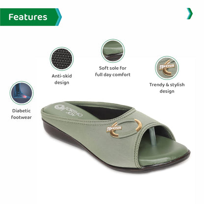 ORTHO JOY Fancy doctor slippers | Soft slipper for women | Comfortable footwear for women stylish