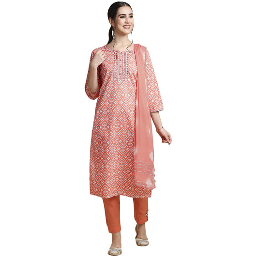 anubhutee Women Kurta Trouser with Dupatta Set