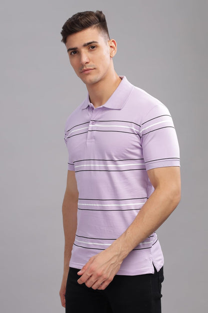 ADRO Regular Fit Polo T-Shirt for Men| Printed Polo T-Shirt | Cotton Polo T Shirt Also in Plus Size|Pnop24-L1-Ptnbwh