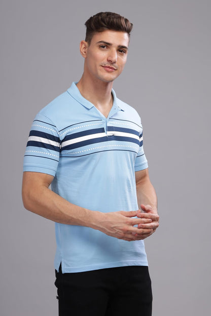 ADRO Polo T-Shirt for Men| Printed Polo T-Shirt | Cotton Polo T Shirt Also in Plus Size|PNOP24-L1