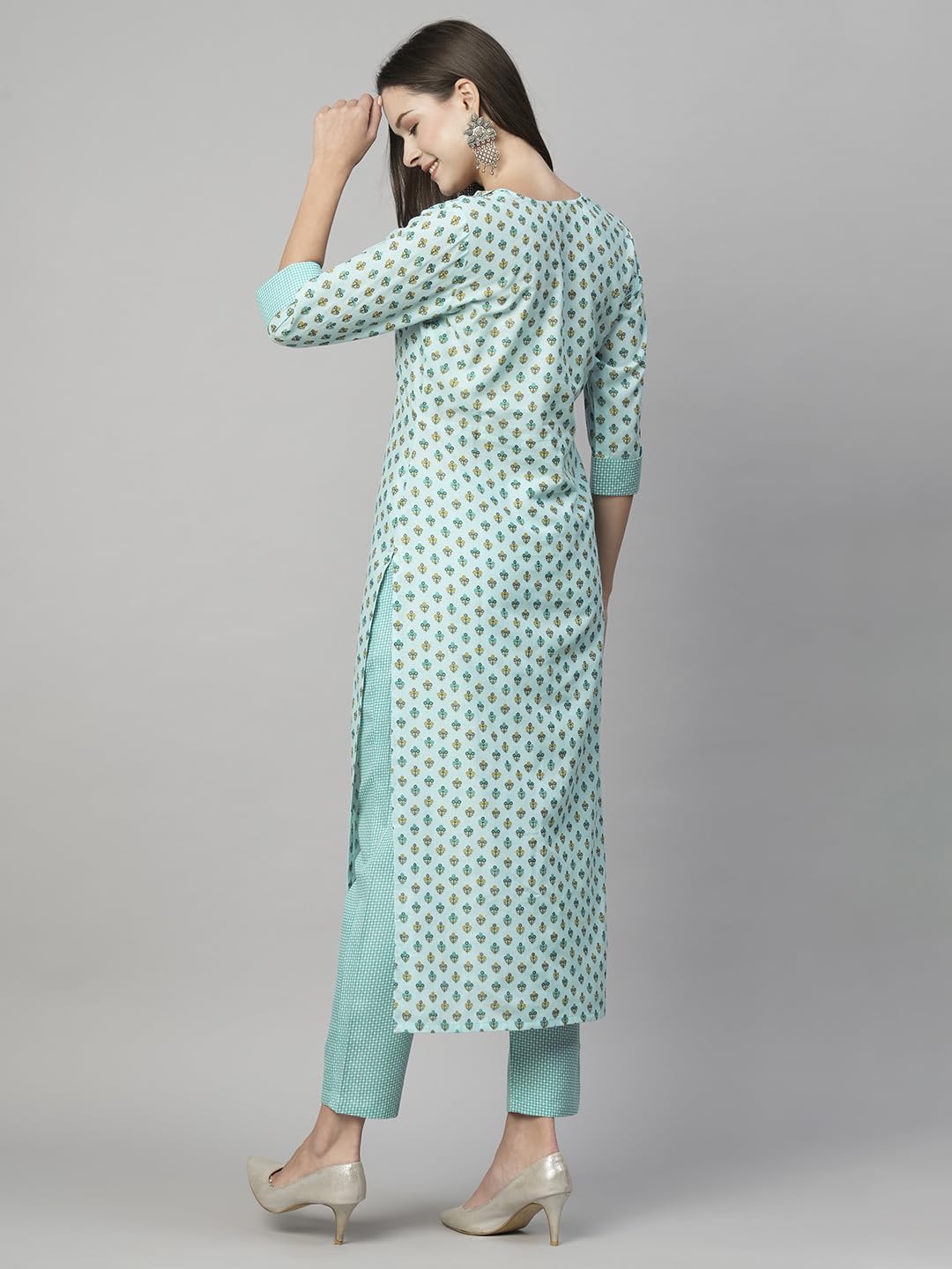 ANNI DESIGNER Cotton Women Casual Style Kurta & Pant