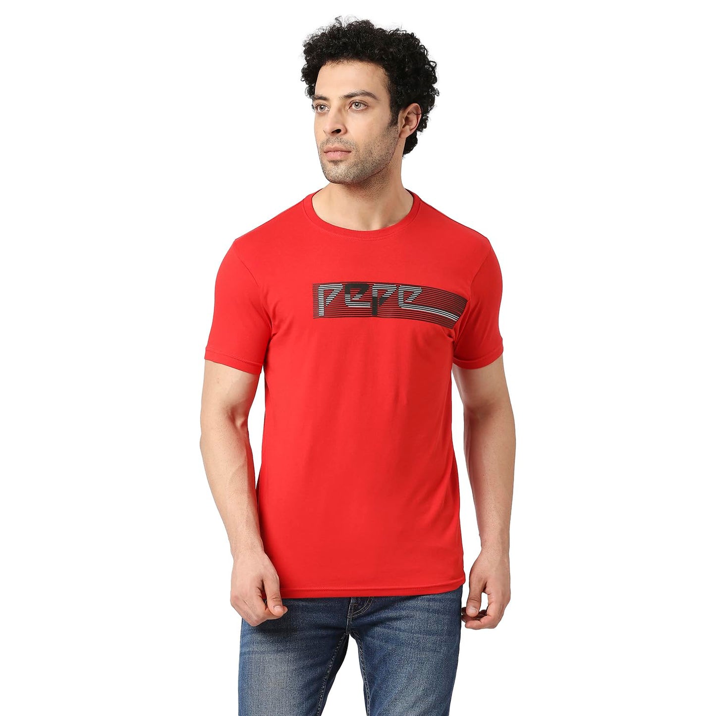 Pepe Jeans Kenoua Graphic Printed Tee, Red, L