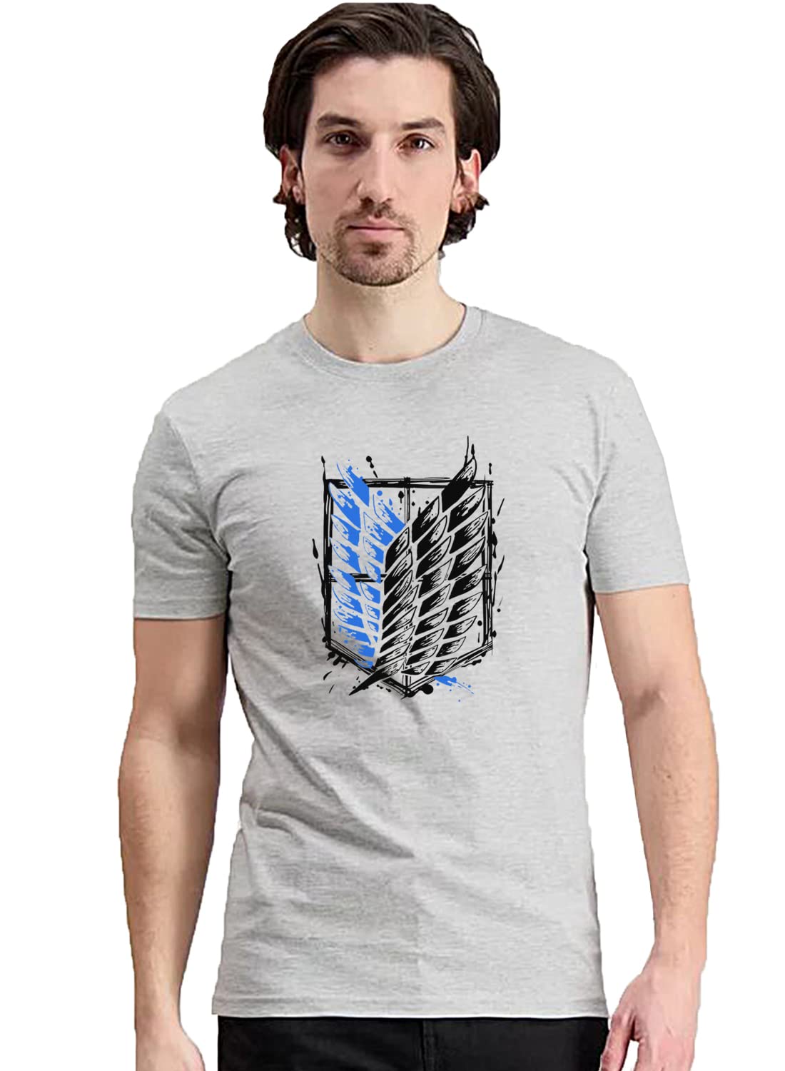 ADRO Mens Attack on Titan Cotton T-Shirt (2XL)
