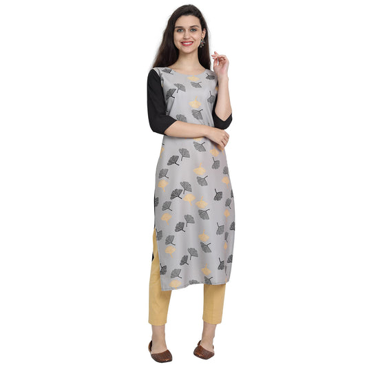 1 Stop Fashion Women's Crepe Regular Kurta