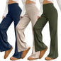 Tee Projekt Regular Fit Trouser for Women & Girls l Casual Summer Trouser l Cotton Blend Loose Fit Trousers (Pack of 3)