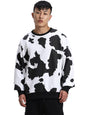 Veirdo Mens Cotton Poly Fleece Oversized Fit All Over Print Sweatshirt