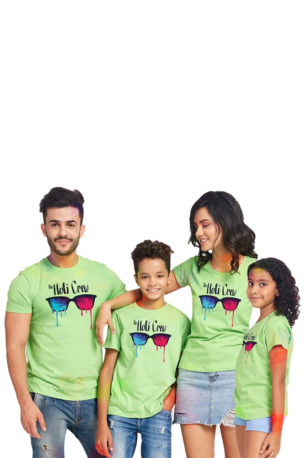 Bon Organik Holi Crew Holi Tshirts Family