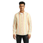 Gideon Y/D Linen Stripe Shirt