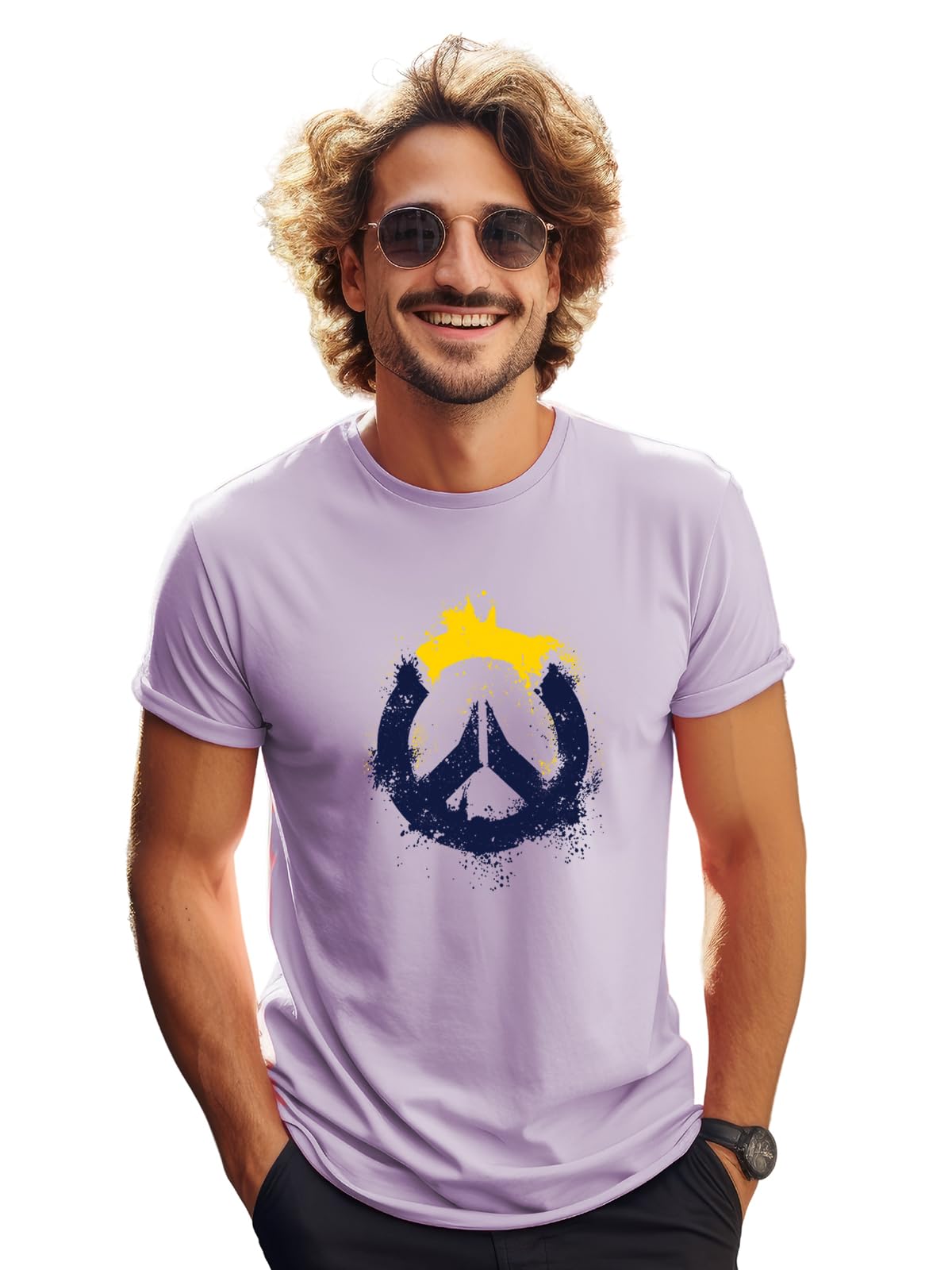 ADRO Mens Printed T-Shirt for Men | R22-M-PC-PU