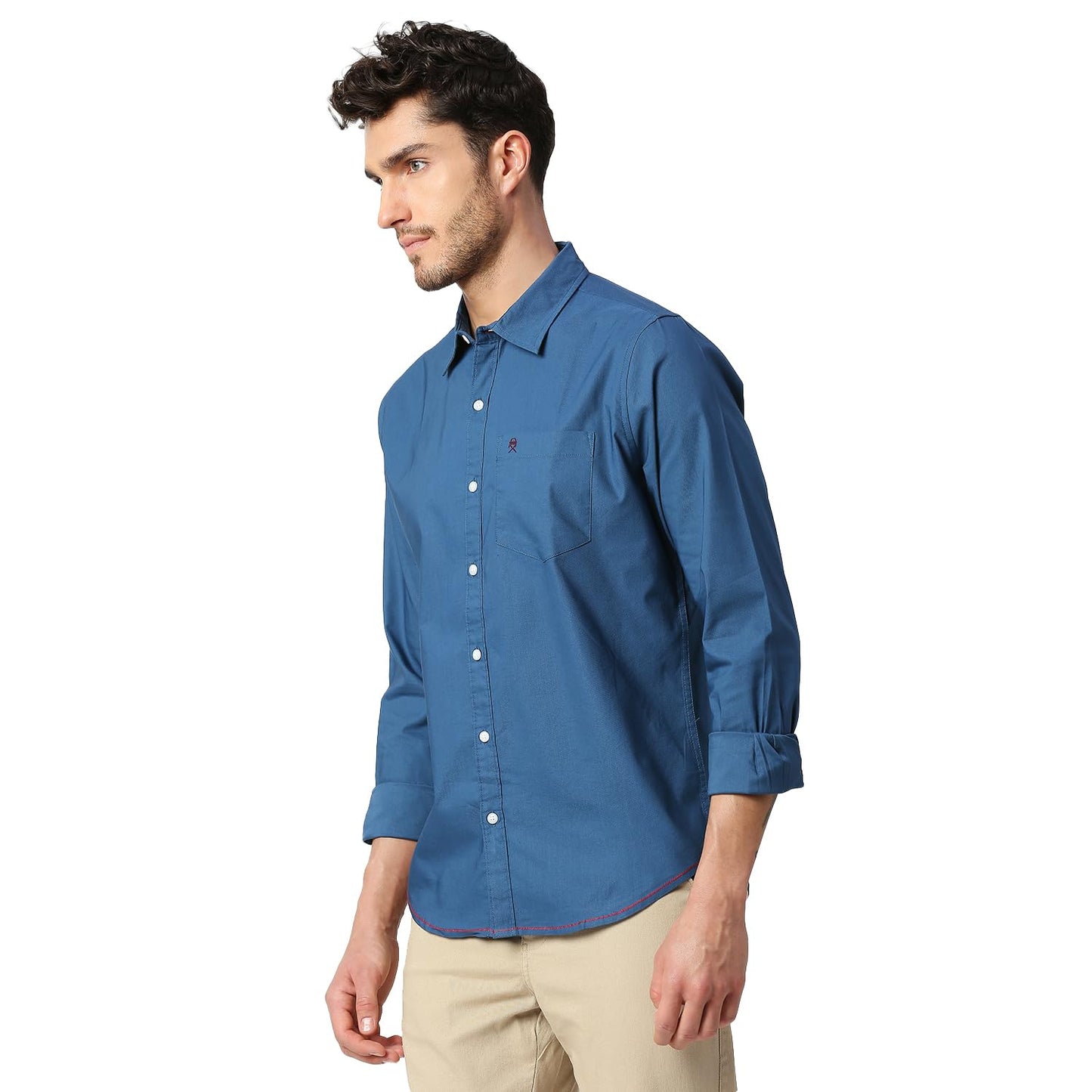 Thomas Scott Long Sleever Solid Color Regular Fit Casual Shirts for Mens