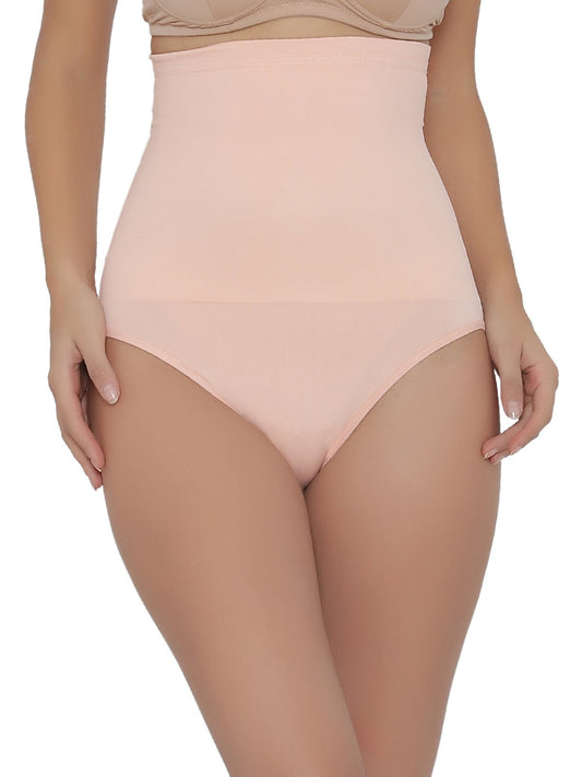 Clovia Womens Tummy Tucker (WS0024R16_Peach_S/M)