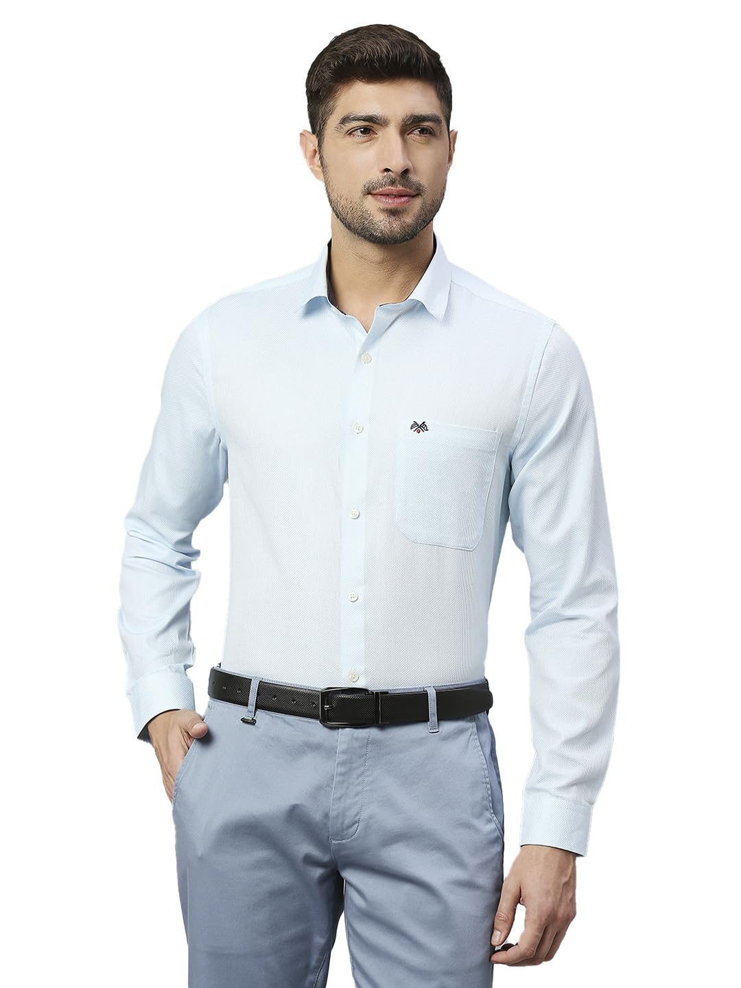 Thomas Scott 100% Cotton Slim Fit Solid Formal Shirts for Mens