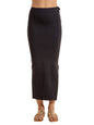 NYKD Seamless Spandex Saree Shapewear for Women Petticoat/Peticote with Drawstring Saree Shapewear, NYSH021, Black, XL, 1N