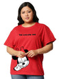 Bewakoof Official Disney Merchandise Womens Graphic Print Boyfriend Fit Half Sleeve Round Neck Cotton Plus Size T-Shirt_493066_