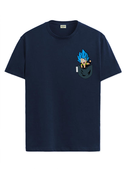 ADRO Tshirt for Men | Anime T Shirt for Men | 100% Cotton Tshirt | Graphic Printed T-Shirt | Chest Printed Tshirt | Gogeta Anime