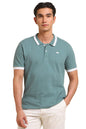 Dennis Lingo MenS Slim Fit Green Polo T-Shirt