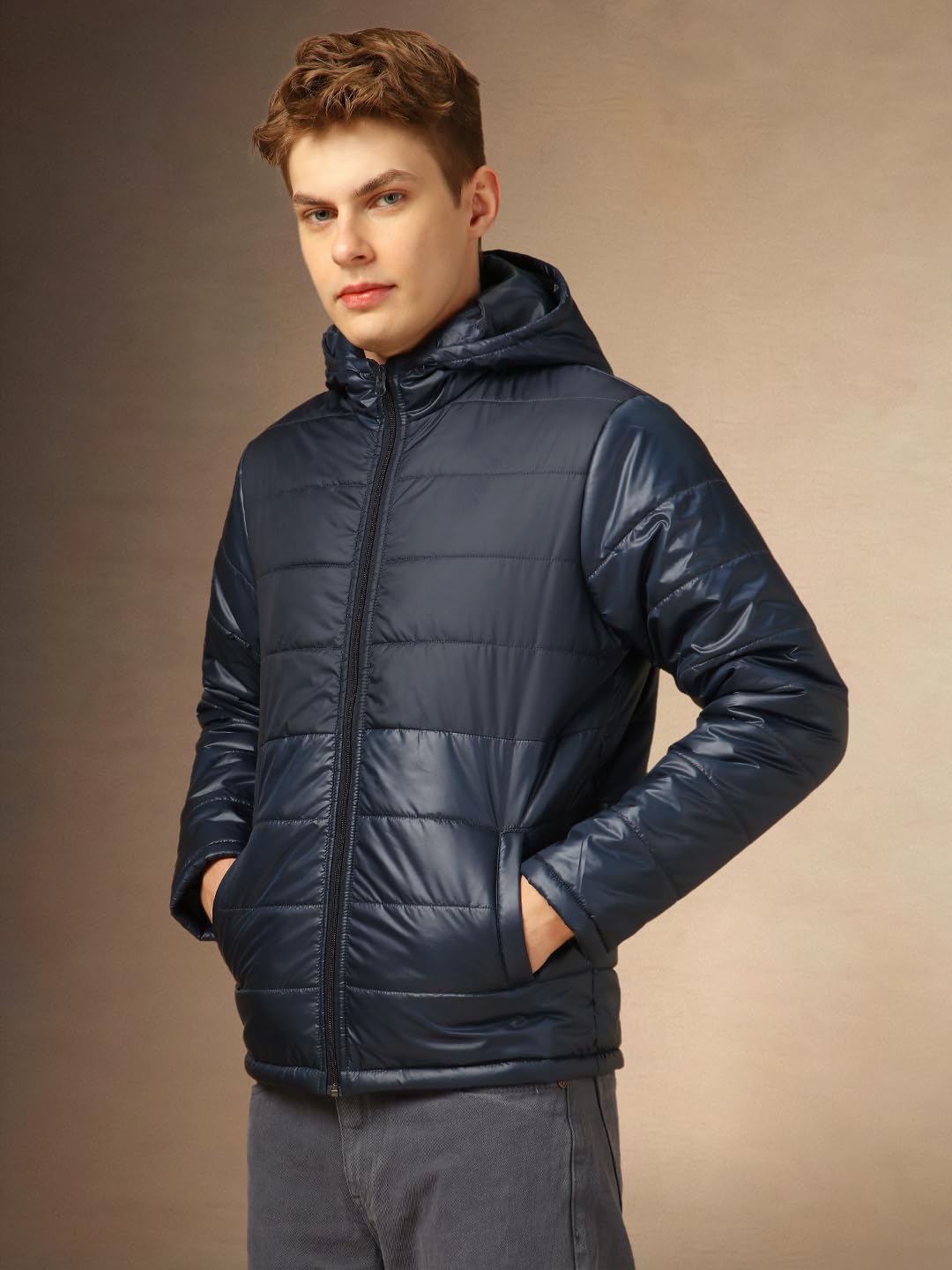 Dennis Lingo Men Regular Fit Polyester Full Sleeves Solid Jackets