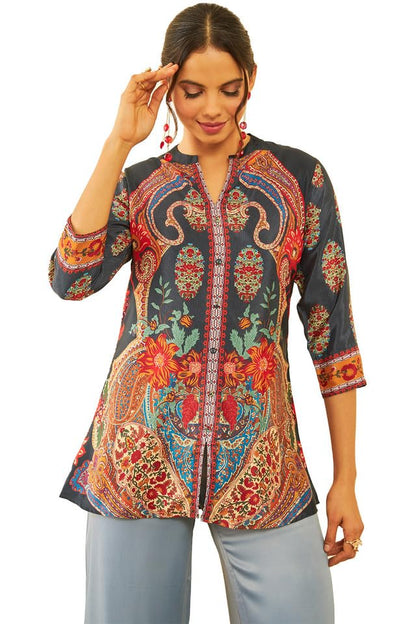 Soch Womens Muslin Floral Print Tunic