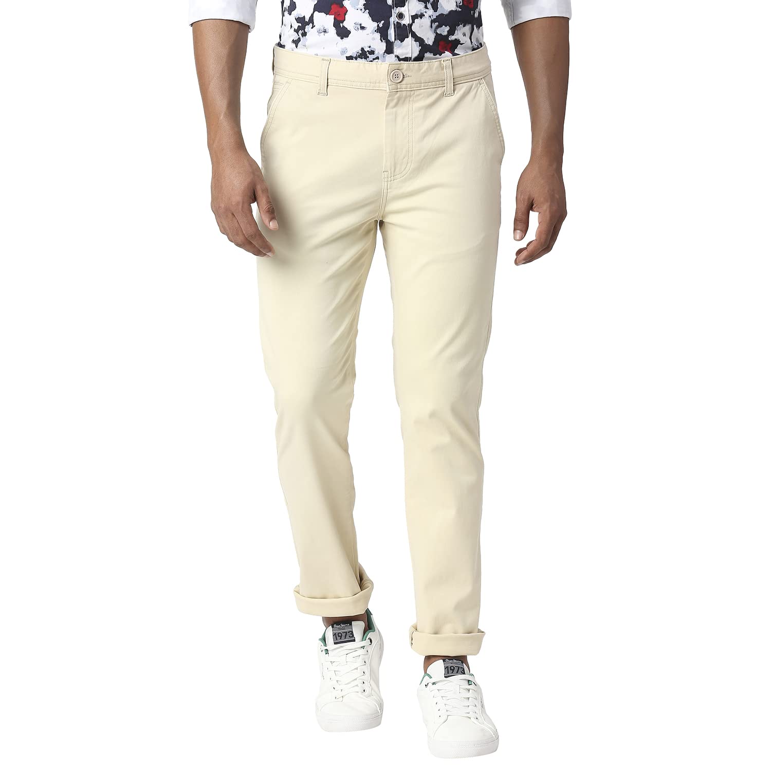 Pepe Jeans MenS Slim Pants (Pm211601_Beige