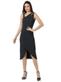 Campus Sutra Women Solid Casual Dresses(Ssmr22_Cswssdr5011_Xl) Navy Blue