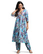 Leriya Fashion Cotton Alia Cut Kurta Set For Women| Alia Cut Anarkali Set For Women Embroidery Kurta Set For Women| Kurta With P