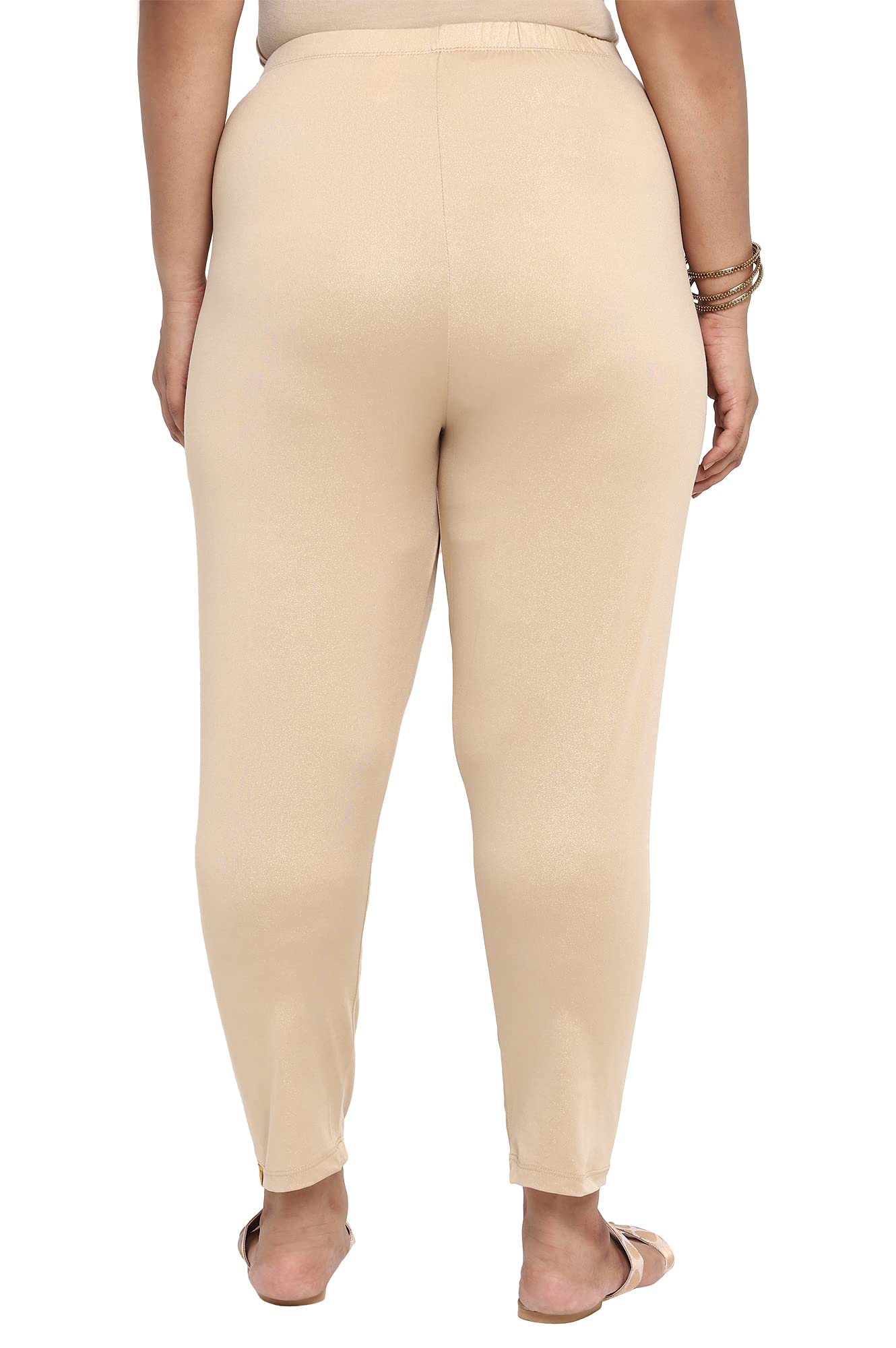 Aurelia Womens Stretchable Ankle Length Leggings | High Rise Elasticated Leggings for Women