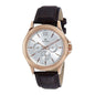 Titan Workwear Men’S Chronograph Watch | Quartz, Water Resistant, Leather Band | Brown Band And White Dial