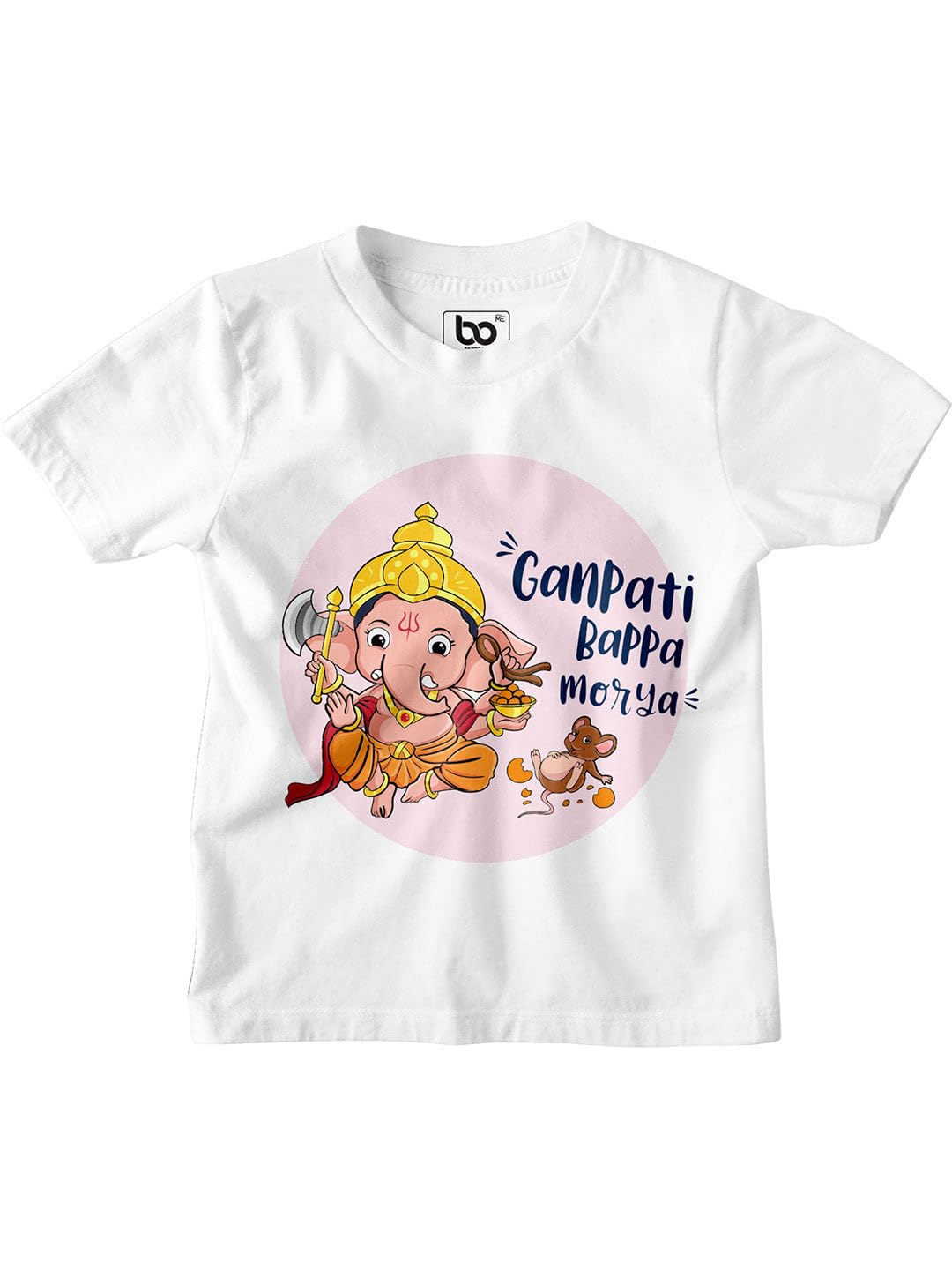 Bon Organik Boys Regular Fit T-Shirt (BON15108_White