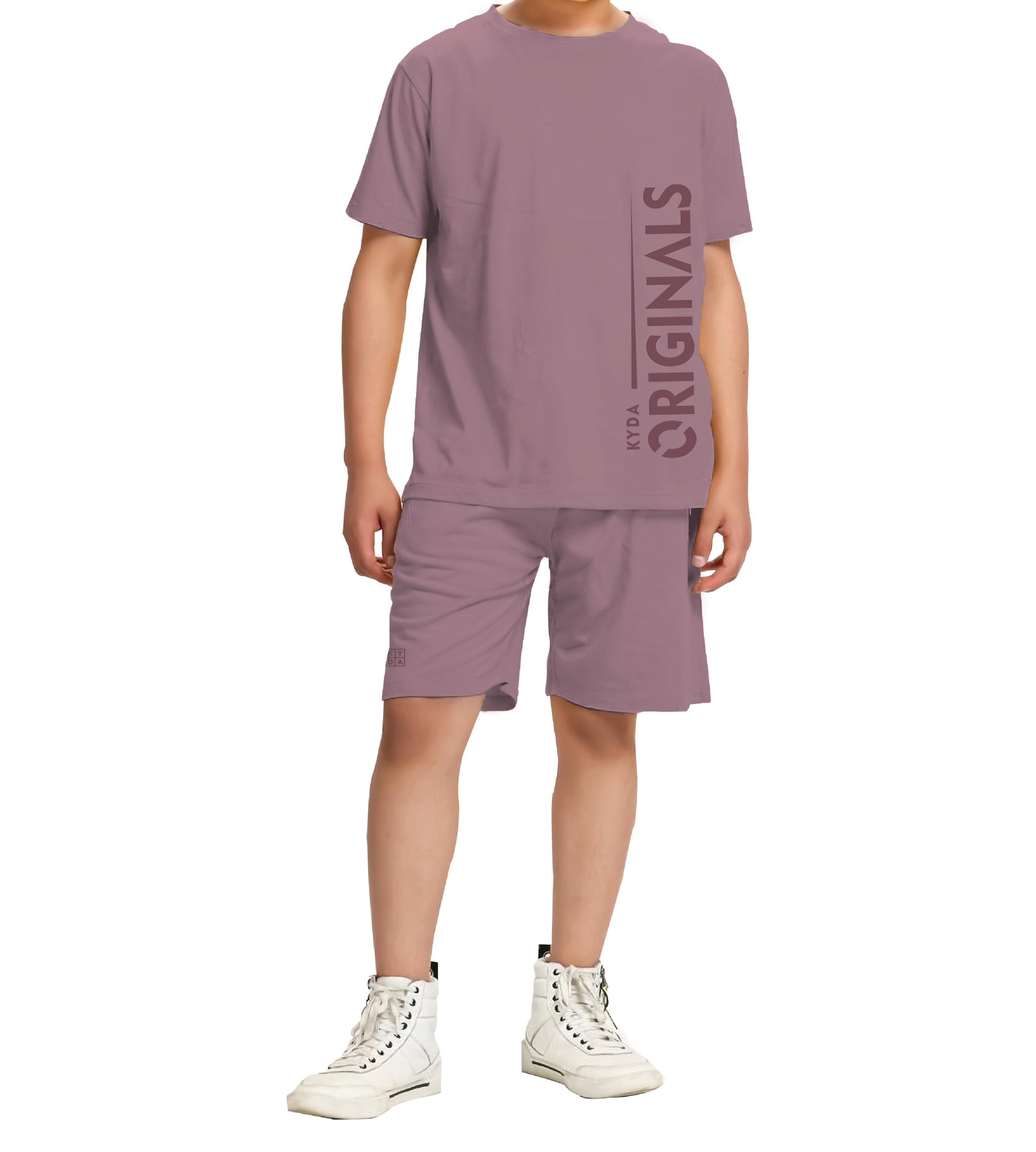 Kyda Kids100% Pure Cotton BoyS Premium Printed Tshirt And Shorts Set