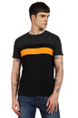 Dennis Lingo MenS Cotton Black Solid Crew Neck T-Shirt