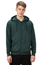 Dennis Lingo Men Solid Polycotton Regular Fit Full Sleeves Front-Open Sweatshirts Blue