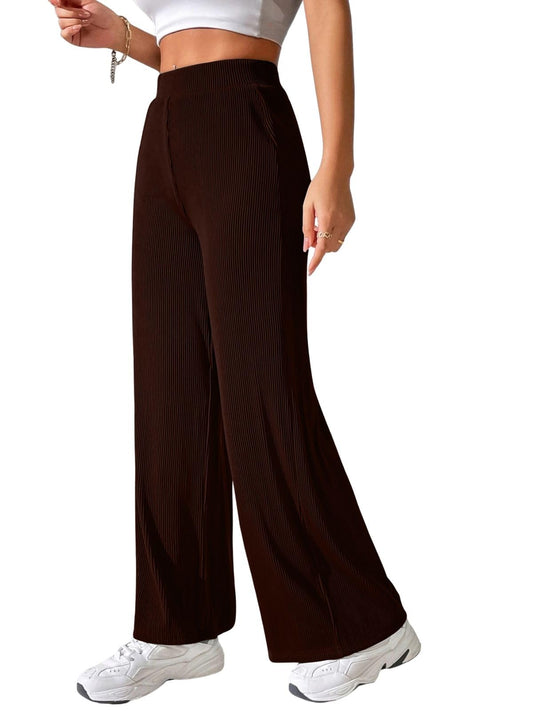 Greciilooks Baggy Women Trouser (Gl-Tr952_Coffee