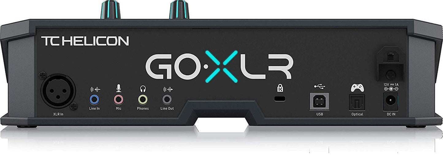 TC-Helicon GoXLR Revolutionary Online Broadcaster Platform with 4-Channel Mixer, Motorized Faders, Sound Board and Vocal Effects