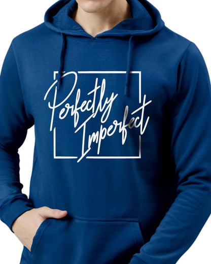 ADRO Mens Cotton Neck Hooded Sweatshirt (H24-FECT-RB_Royal Blue