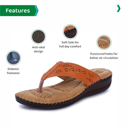 Ortho Joy Extra Soft Doctor Ortho Slippers For Men - 4Uk