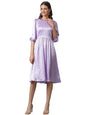 Kotty WomenS Fit And Flare Floral Printed Dress Lavendor