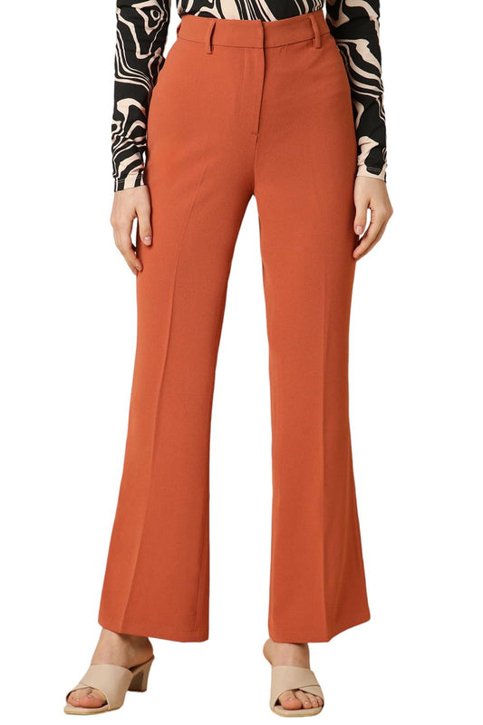 Allen Solly Women Regular Fit Solid Party Pants