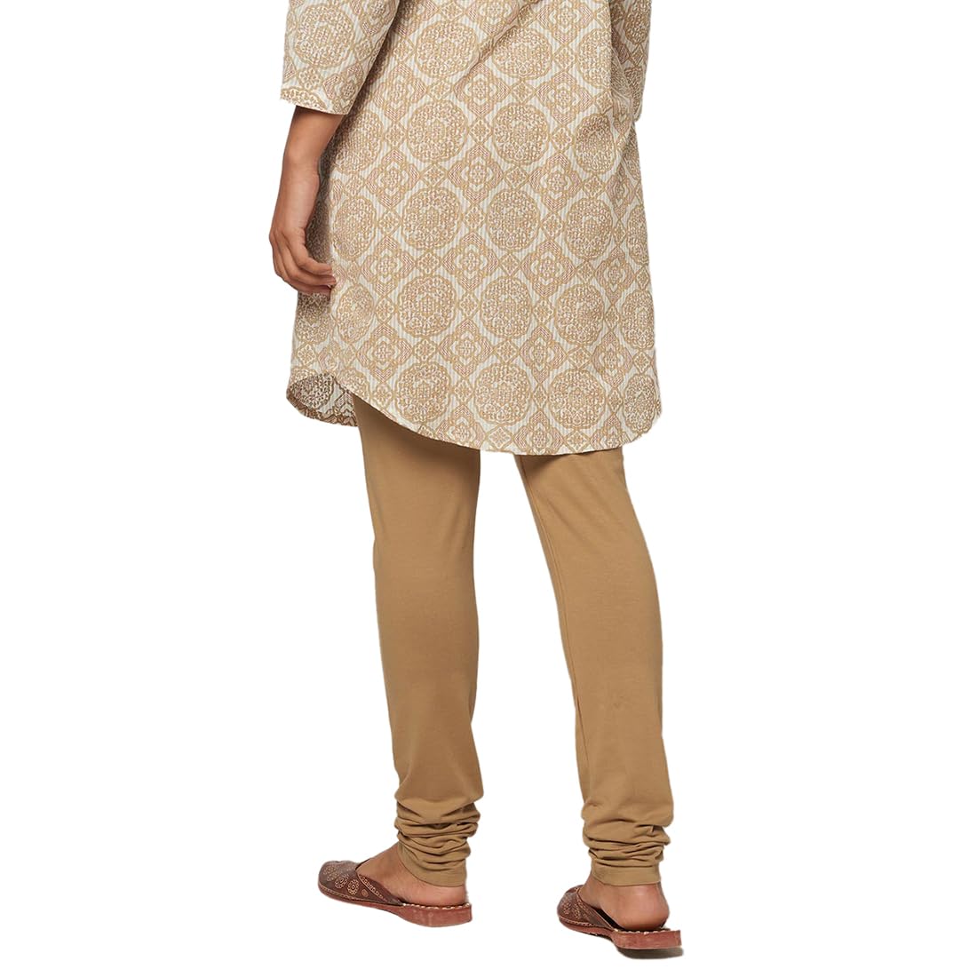 Fabindia WomenS Cotton Churidar (2103222Beige_Beige