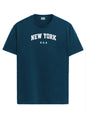 ADRO Mens Solid Regular Fit T-Shirt (RN24-NEW-SB_Teal